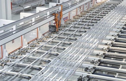 Extrusion handling line